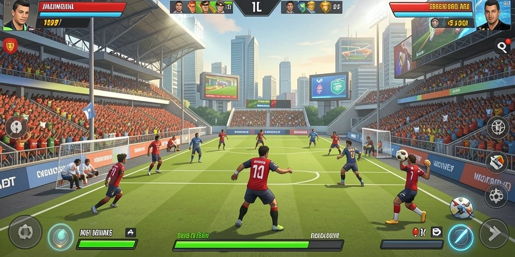 Tampilan awal permainan yang menarik dan intuitif.