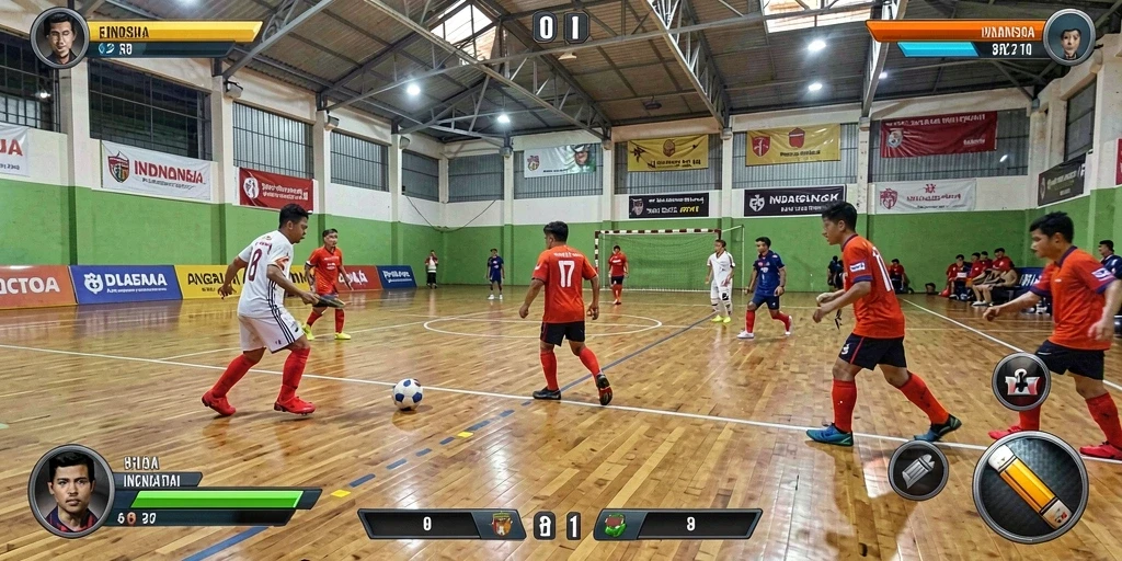 Tampilan antarmuka permainan yang menarik dan mudah dipahami.