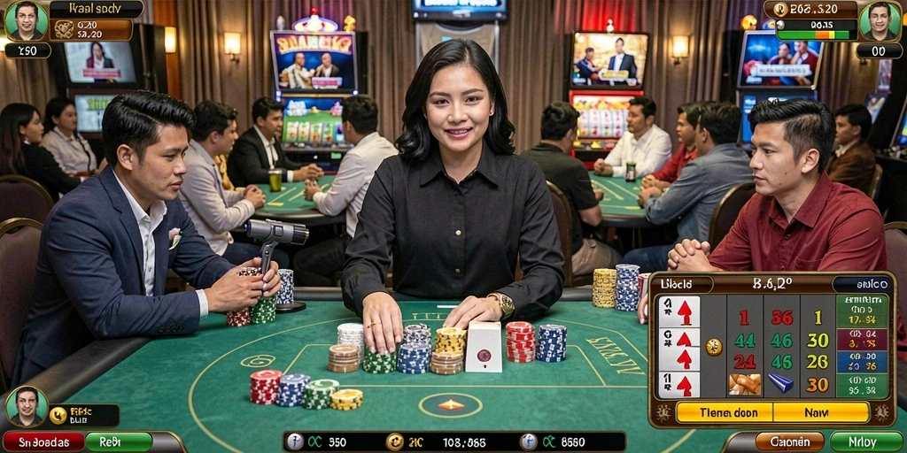 Screenshot menampilkan karakter utama dalam aksi.