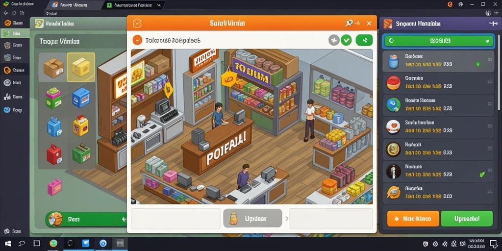 Tampilan awal menu yang menarik dan mudah dinavigasi.