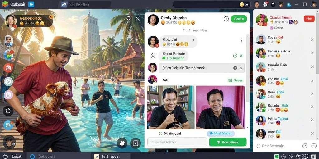Tampilan antarmuka pengguna yang menarik dan modern.