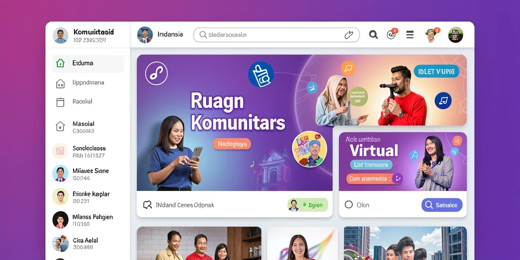Screenshot menunjukkan antarmuka pengguna yang menarik.