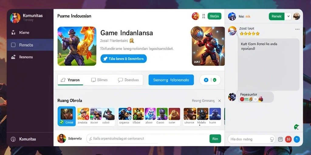 Tampilan awal yang menarik dan mudah dinavigasi.