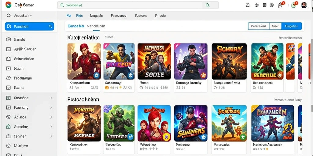 Tangkapan layar menunjukkan antarmuka pengguna yang menarik dan intuitif.
