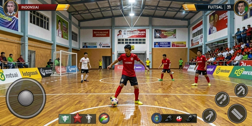 Tampilan antarmuka permainan yang menarik dan mudah dinavigasi.