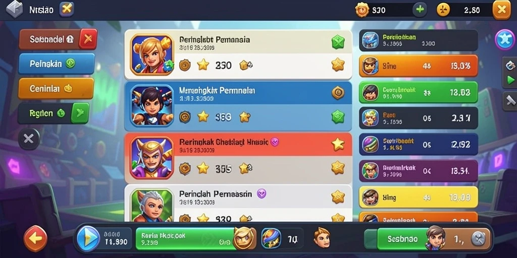 Tampilan antarmuka pengguna yang menarik dan intuitif.