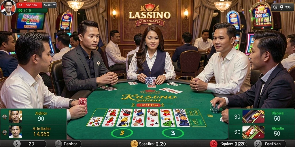 Tampilan permainan slot yang memukau.